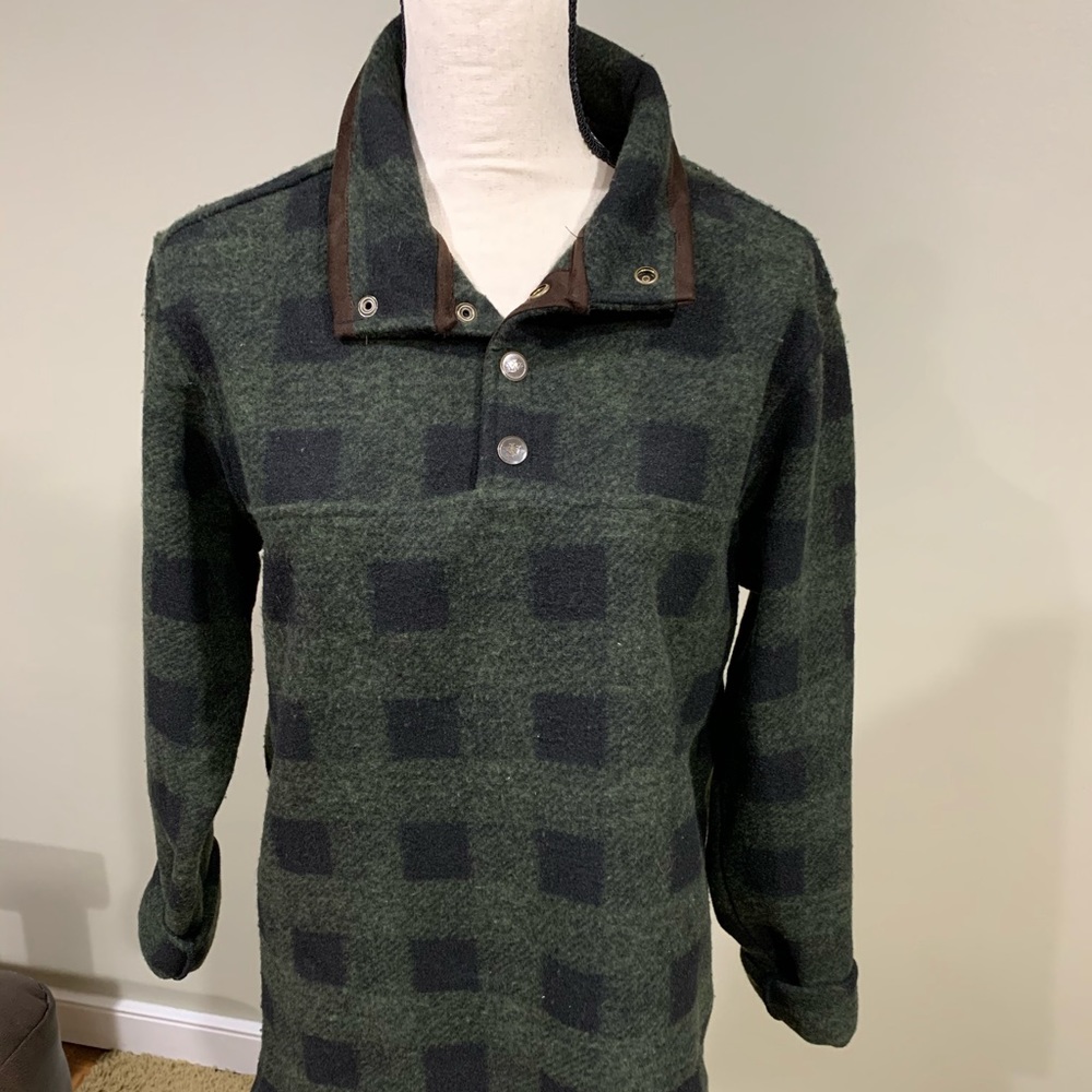 Men’s green hunters sweater shirt jackets
